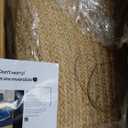 FRELISH DECOR Handwoven Jute Area Rug - 2x3 feet - Natural Yarn - Rustic Vintage Beige Braided Reversible Rug - Eco Friendly Rugs for Bedroom - Kitchen - Living Room - Farmhouse (2'x3')