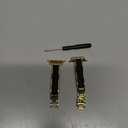 38mm Smart Watch Band, Black and Gold,  Gold Slim Watch Bands Women, 
Jewelry Dressy Cute Bracelet Metal Strap