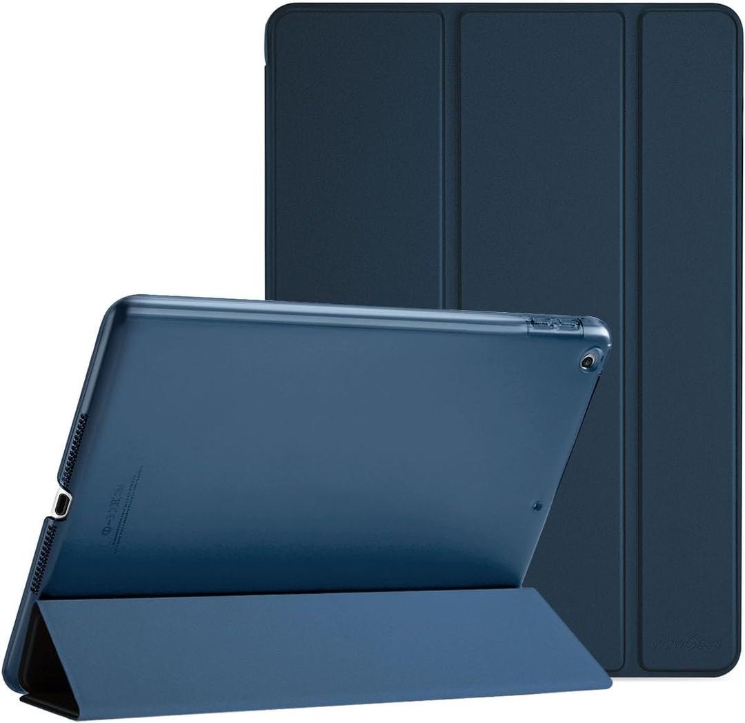 ProCase Smart Case for iPad 9.7 Inch iPad 6th/ 5th Generation 2018 2017(Model: A1893 A1954 A1822 A1823), Ultra Slim Lightweight Stand Cover with Translucent Frosted Back -Navy