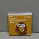 Aosdc 4 Pack， 0.5 in x 33FT/ 10m，Double Sided Fabric Tape Heavy Duty for Hem，Fashion Dress, Cloth， Curtains，High Adhesive Sticky but Removable and Residue Free, No Sewing or Ironing Need，Multipurpose