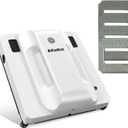 AlfaBot Window Cleaning Robot, Dual Nozzles with Ultrasonic Spray, 5000Pa Window Cleaner Robot with Edge Detection, 3 Intelligent Path Planning, Anti-Slipping System (White)