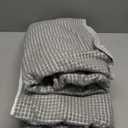 ONSEN Terry Cotton Waffle Bath Towel Set  2 Pack Luxury, Quick Dry & Absorbent Bathroom Towels  Soft, Lightweight, Durable Large Towels for Everyday Use & Bathroom Essentials (Grey Fog, 28x55 in)