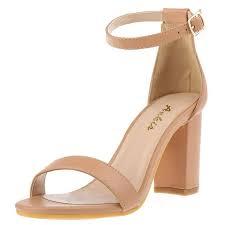 Ankis Heels for Women Open Toe Ankle Strap Chunky Heel Sandals 2.75 Inch 8.5