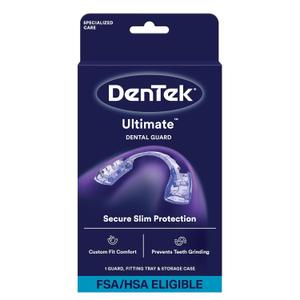 DenTek Ultimate Dental Guard, SlimFit Mouth Guard for Grinding Teeth at Night, FDA Cleared Night Guard, 1 Count
