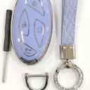 For Hyundai Ioniq 6 Grandeur GN7 KONA 2023 2024 Key Fob Cover with Keychain