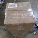 Sweetcrispy Dining Chairs Set of 6, Boucle Upholstered Modern Mid Century Round Kitchen Chairs with Curved Backrest & Metal Legs for Vanity, Living Room - Beige