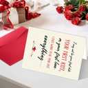 4 x Valentines Day Card for Husband, Wife, Boyfriend, Girlfriend,Couple,Anniversary Card to Husband, Love Card (mqmr-178)