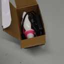 Honoson Mini Craft Iron Mini Heat Press Small Iron 3.93 x 2.36 x 2.76 in Portable Handy Tiny Flatiron with Charging Base Accessory for Fuse Bead Patch DIY Heat Transfer Vinyl(Pink)