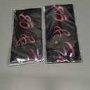 2 x 80 & Fabulous Birthday Sash, 80th Birthday Gifts idea for women, Funny 80th Birthday Party Suppiles, Black+ Pink(80 & Fabulous)