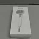 aumuca Cat Brush with Release Button, Cat Brushes for Indoor Cats Shedding, Cat Brush for Long or Short Haired Cats, Cat Grooming Brush Cat Comb for Kitten Rabbit Massage Removes Loose Fur (White)