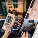Compatible with Samsung Galaxy S26 Ultra Case Wallet with Card Holder [4 Card Slot] Women Men,RFID Blocking PU Leather Phone Case Flip Protector Cover Credit Card Slot Kickstand,Rose Gold