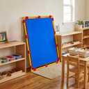 Children's Factory Room Divider 59.5" x 47.5",Blue, Big Screen