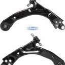 LCWRGS 2pcs Front Lower Control Arm w/Ball Joint Compatible with 2007-2012 Hyundai Santa Fe, 2011 2012 2013 Kia Sorento MS90153 MS90152