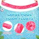 Foilswirl Large Foam Pool Noodles for Adults 45 Inches Pool Floats Noodles Jumbo Swimming Water Board Lounge Swirl for Travel Swimming Beaches Lake Party Decor
