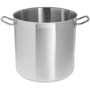 HUBERT Stock Pot 19 Quart Stainless - 11 4/5"Dia x 10 1/4"H HUBERT Stock Pot 19 Quart Stainless - 11 4/5"Dia x 10 1/4"H