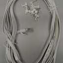 Jadaol Cat 6 Ethernet Cable 15 ft, 10Gbps Support Cat8 Cat7 Network, Flat RJ45 LAN Patch Cable, High-Speed Wired Internet Cable for Router, Modem, Switch, Gaming Consoles, PC, Streaming Devices, White