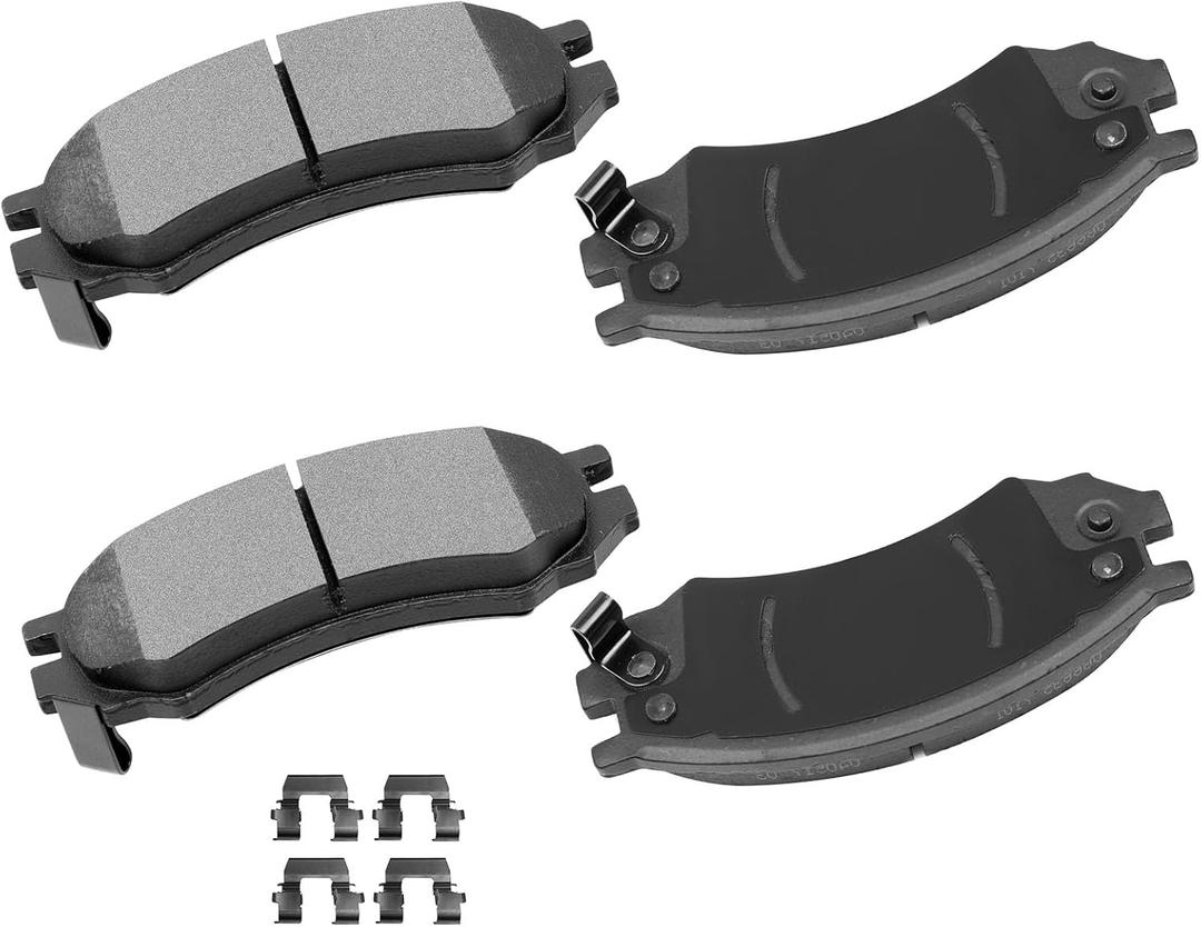 cciyu D507 Professional Ceramic Front Brake Pads Set fit For 91-92 For Saturn SC,93-02 For Saturn SC1,SC2,91-02 For Saturn SL,91-02 For Saturn SL1,SL2,93-99 For Saturn SW1,93-01 For Saturn SW2