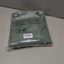 BGment Dark Green Sheer Curtains 84 Inches Long - Embroidered Leaf Pattern Light Filtering Cottage Core Botanical Semi Sheer Grommet Window Drapes for Farmhouse Living Room, 2 Panels, 52 x 84 Inch