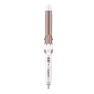 Conair Double Ceramic 1-Inch Curling Iron, 1-inch barrel produces classic curls – for use on short, medium, and long hair