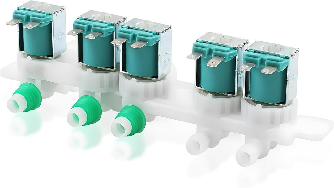 Washer Water Inlet Valve Replaces DC97-15459G For Samsung WA456DRHDSU AA WA456DRHDWR AA WA45K7600AW A2 WA45K7600AW AA WA48J7770AP A2 WA50F9A7DSW A2 WA52J8700AP A2 WA50M7450AW A4 WA52M7750AW A4