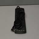 Surge Protector Power Strip - Nuetsa Flat Plug Extension Cord with 8 Outlets and 4 USB Ports, 6 Feet Power Cord (1625W/13A), 2700 Joules, ETL Listed, Black