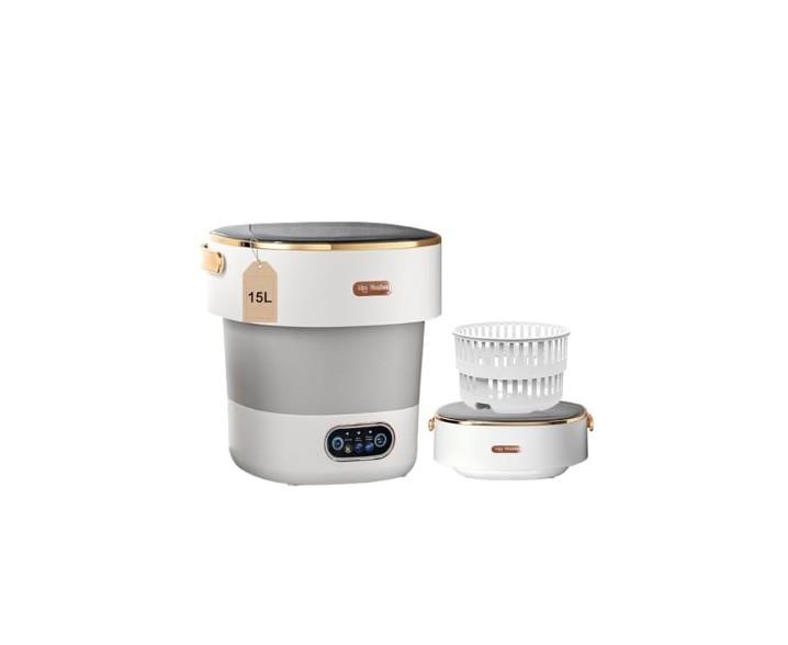 Portable Washing Machine, 15L Small Washer and Spin Dryer with Deep Cleaning of Underwear