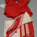 One Piece Swimsuit Women with Cover Up Set Retro Bathing Suit for Women Tummy Control Beach Wrap Skirt (Large)