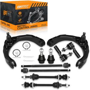 10 Pcs 4WD Front Upper Control Arm Kit for Dodge Ram 1500
Compatible with Dodge Ram 1500 2006-2008 4WD 5-Lug w/Lower Ball Joints Sway Links Inner Outer Tie Rods