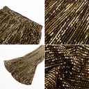 GRACE KARIN Girls Sequin Pants Sparke Trouser Glitter Dance Bell Bottoms 5-14