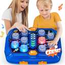 hahaland Toys for Ages 5-7 - Interactive Whack A Game with Sound and Light Stem Montessori Toy for Kids Age 3 4 5 6 7 Years Old Birthday Easter Basket Stuffers