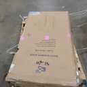 Pivot Shower Door, 36" W x 72" H, 1/4" Tempered Glass Shower Door, Pivot Swing Shower Glass Door, Easy to Clean, Brushed Nickel Finish