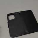 Arae Compatible with iPhone 15 Pro Case with Card Holder and Wrist Strap Wallet Flip Cover for iPhone 15 Pro 6.1 inch,Black