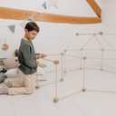 GROWGO Fort Building Kit for Kids 3-7 - Blanket Fort Building Kit Build a Fort Kit for Kids Fort for Kids Indoor Kids Fort Building Kit Kids Forts Indoor, Kids Fort Kit, Indoor Fort for Kids, Fort Set