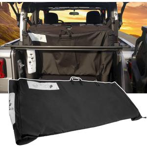 Opall [Upgrade Version] Soft Top Window Storage Bag fits for 2018 2019 2020 2021 2022 2024 2025 Jeep Wrangler JL JLU Sports Sahara Freedom Rubicon Unlimited 2 Door & 4 Door Replace Oem 68358392AC