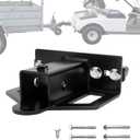 Universal Mower Trailer Hitch with 2in Receiver, Zero Turn Lawn Mower Tow Hitch Receiver for UTV Tractor Golf Cart,6mm Thickened Heavy-Duty Trailer Hitch Receivers with Chain Slot Pin Hole