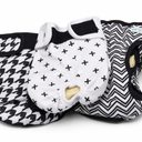 Langsprit Washable Female Dog Diapers (3 Pack)  No Leak Reusable Diapers for Doggy Female in Period  Highly Absorbent Dog Heat Panties with Adjustable Snaps M