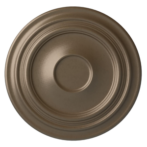 Ekena Millwork CM24TRWSS 24-3/8" x 1-1/2" Traditional Ceiling Medallion, Warm Silver