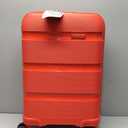 Kono Carry On Luggage 20 Inch Expandable 22x14x9 Airline Approved Hard Shell Travel Trolley 4 Spinner Wheels Lightweight Polypropylene Suitcase with TSA Lock, Red