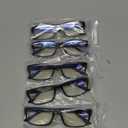 Gaoye Professional Reading Glasses for All Day - Computer Readers with Blue Light Protection - Value Pack (B1-5 Pack Light Black)