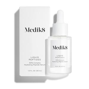 Medik8 Liquid Peptides - Regenerating Multi Peptide Serum - Smooths Wrinkles and Fine Lines - Hydrating, Brightening, Plumping - 1.0 oz