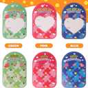 3 x KNFINNDUU Valentine's Day Cards for Kids with Keychains, 30 Packs Valentine Exchange Gift Cards with 30 Adorable Keychain Toys for Classroom School Party Favors, Valentine Gifts for Boys and Girls