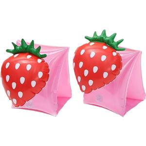 Arm Floaties for Kids - Cute Cartoon Pool Arm Floaties Armbands Inflatable Swim Floaty PVC Arm Floats for Kids 3-5-6-12 Years
 Pack of 4