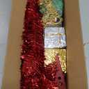 Dual Color Change&Remote Control 24 Inch/2FT Tabletop Christmas Tree with Lights Timer, 20 Warm White&Colored Lights 8 Modes 27 Orantments Star Boxes Mini Small Christmas Tree Xmas Home Party Decor (Green)