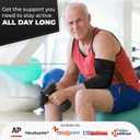 DR. BRACE Elite Elbow Brace Support, Breathable Elbow Compression Sleeve with Gel Pad for Golfer's, Tennis Elbow & Tendonitis Treatment & Pain Relief 2024 (Black, Medium)