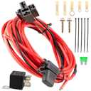 Electric Fuel Pump Relay Kit 40 AMP Waterproof, Heavy Duty Long Wires Relay, Fit 12V Switch Kit P/N 30247