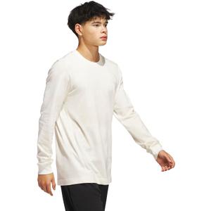 adidas Men's Tech Long Sleeve T-Shirt (Beige, L)