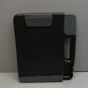 Plastic Storage Clipboard with Handle  Heavy Duty Clipboard, Portable Side-Opening Organizer Case for Letter/Legal Size Paper (14.5x12x1.75)  Office, School, Construction & Outdoor Use