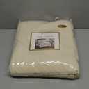 King Charles Modern Farmhouse Floral Matelasse Coverlet, 100% Cotton Breathable Bedding, Full/Queen, Ivory
