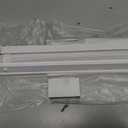 LazBlinds Cordless 1" Vinyl Mini Blinds, 26 1/2" W x 64" H, White, 26.5" W × 64" H