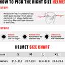 TRIANGLE Open Face Motorcycle Helmet Retro 3/4 Helmets with Clear Visor for Men Women DOT Approved (Black, XL)